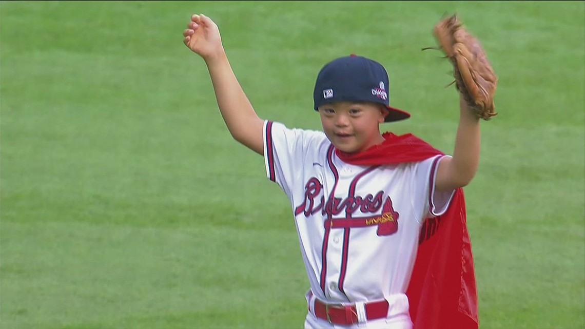 Braves first pitch: Cooper plays for foster care awareness - Vimarsana News