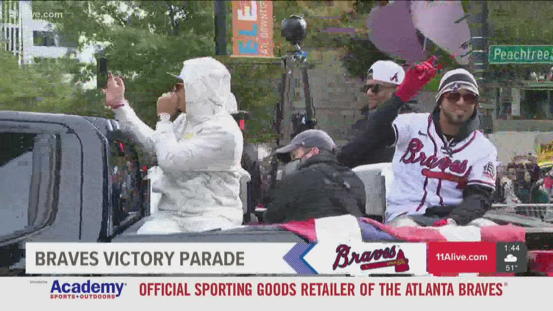 Fans from metro Atlanta and beyond showed up to support the team for the parade.