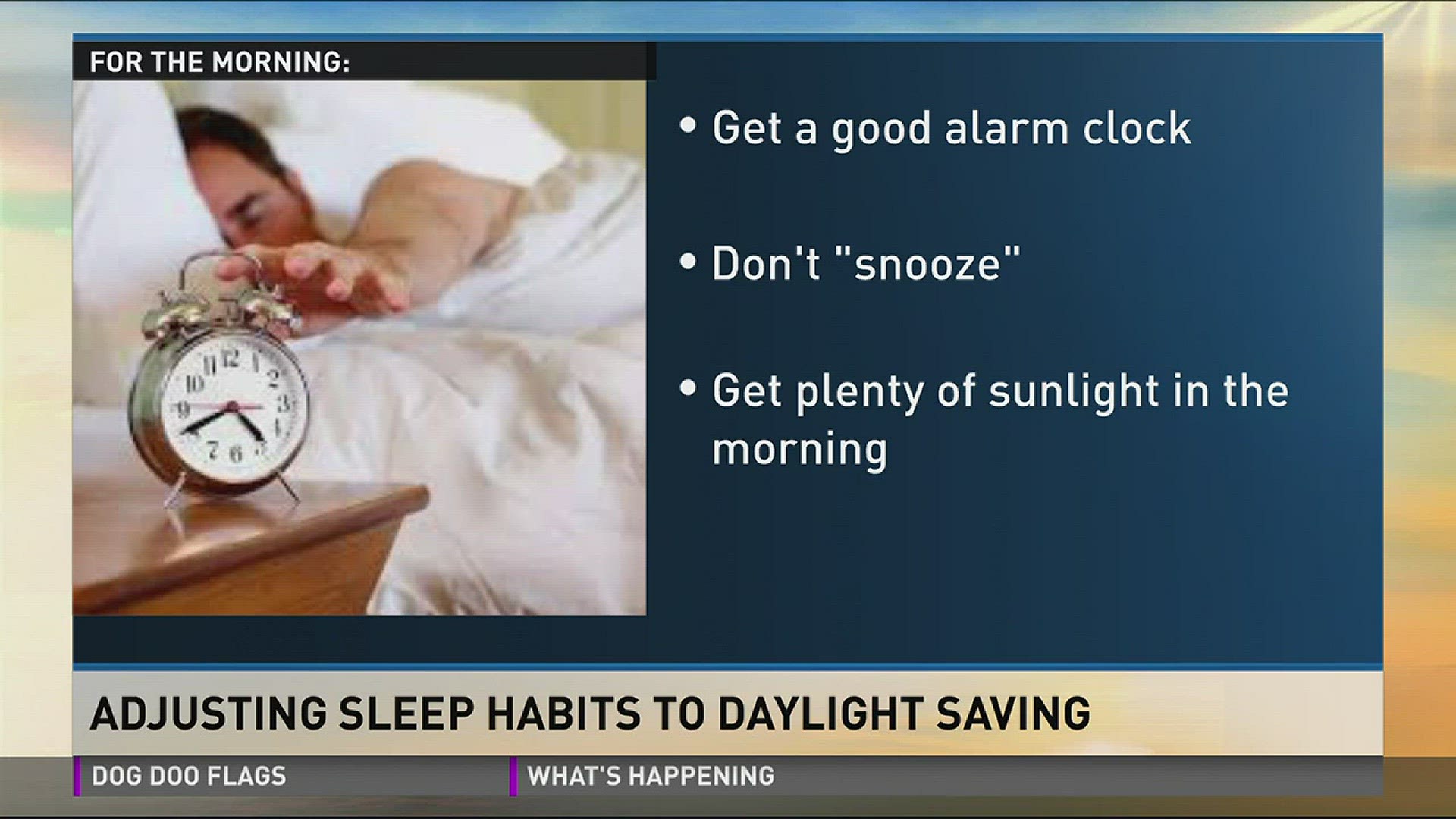 Daylight Saving Time How to adjust to the change
